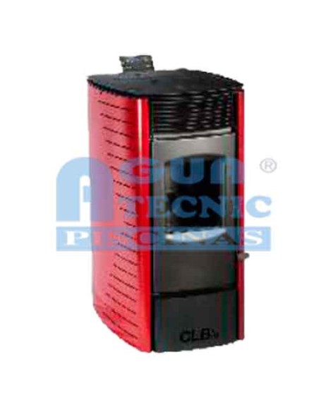 CLB Estufa E10 9.5 kw roja