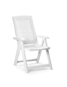 Sillon Resina 5 Posiciones Blanco Tampa