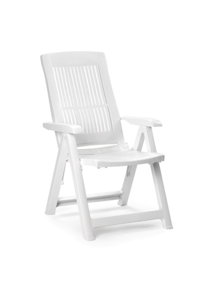 Sillon Resina 5 Posiciones Blanco Tampa