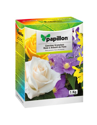 Abono PAPILLON  grano 1kg rosas y flores 08025016