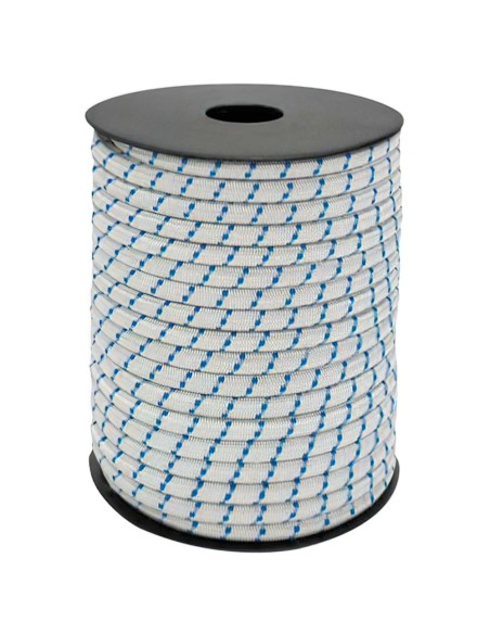Cuerda Elástica Forrada    6 mm. Rollo de 100 metros