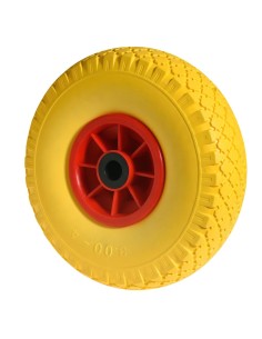 Rueda carretilla almacen WOLFPACK maciza llanta plastico...