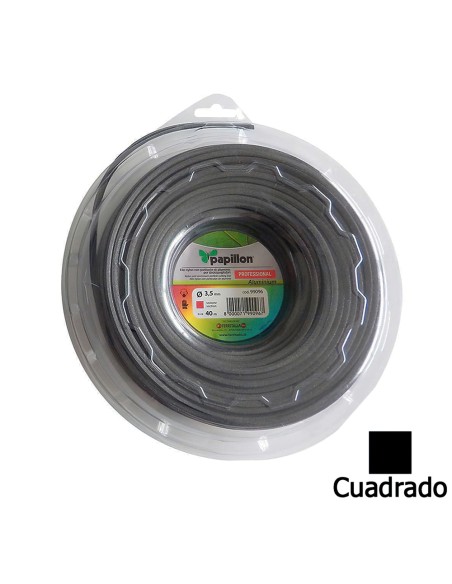 Hilo Nylon / Aluminio Cuadrado Profesional 3,0 mm. (50 Metros)