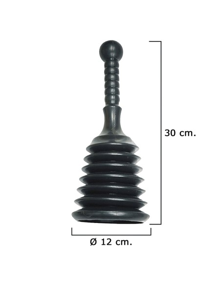 Desatascador Goma Fuelle         Ø 12 cm. /  Alto 30 cm.