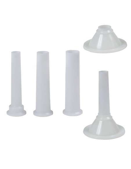Juego Embudos Plastico Para Maquina Picar Carne Nº 32 (4 Piezas)