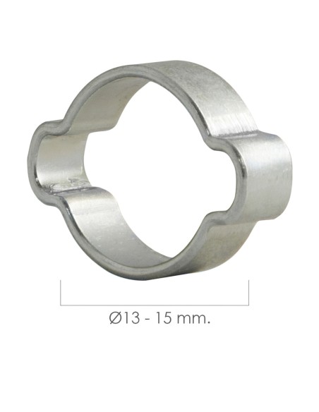 Abrazadera Dos Orejas Ø 13-15 mm.