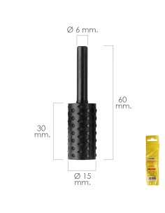 Fresa Rotativa Para Madera Cilindrica Ø 15 mm. Para...