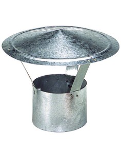 Wolfpack Sombrero Galvanizado para Estufa, Chimenea,...