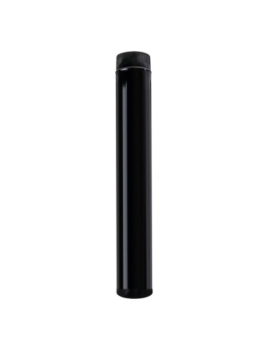 Wolfpack Tubo de Estufa Acero Vitrificado Negro Ø 175 mm.  Ideal Estufas de Leña, Chimenea, Alta resistencia, Color Negro