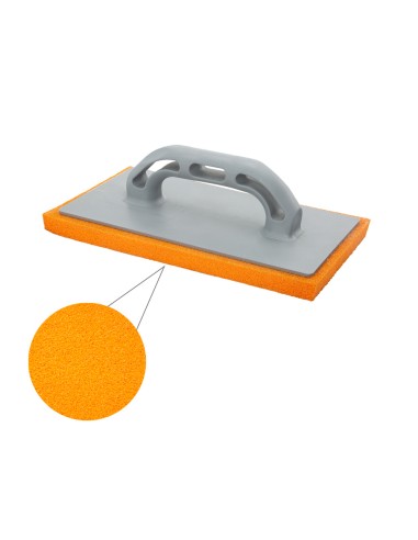 Talocha Espuma Naranja Mango De Fibra 14x28 cm. Acabado Fino