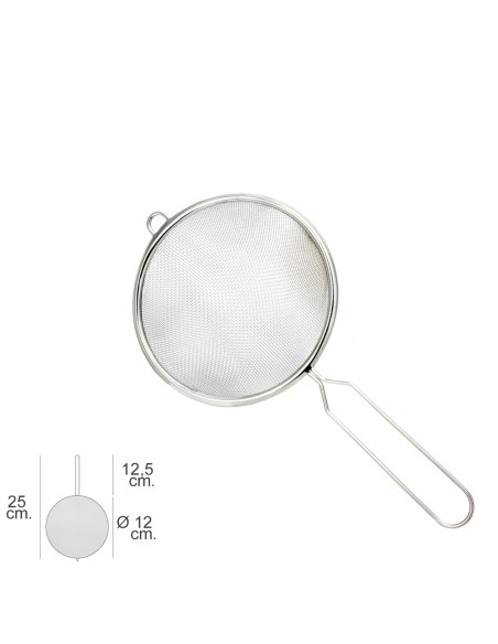 Colador Acero Inoxidable Basic Ø 12 x 25 (Alt.) cm.