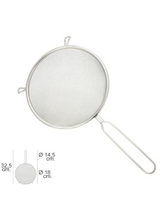 Colador Acero Inoxidable Basic Ø 18 x 32,5 (Alt.) cm.