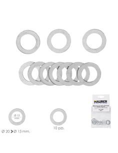 Adaptadores / Reductores Disco Corte Madera Ø 20 a Ø 13...