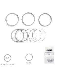 Adaptadores / Reductores Disco Corte Madera Ø 20 a Ø 16...