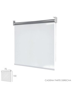 Mampara Cortina Enrollable PVC Transparente, Medidas 70 x...