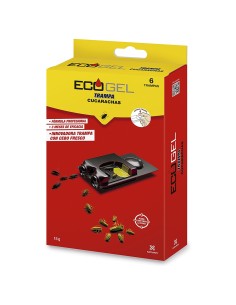 Trampa cucarachas NOVAR Ecogel 15gr (caja 6und) 4026-2301