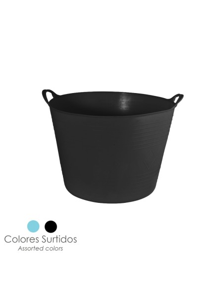 Cesta Ordenacion Colada Polipropileno 15 litros.  Ø 36 x 25 (Alt.) cm. Colores Surtidos