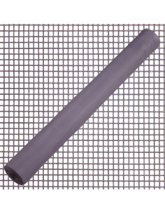 Tela Mosquitera Fibra Vidrio Gris 18x16/100 cm. Rollo 50...