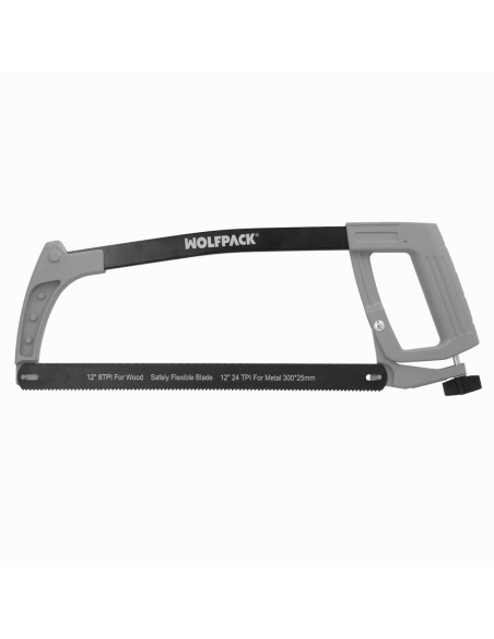 Arco Sierra Aluminio Con Empuñadura Doble Profesional. Con Hoja Acero HSS, Sierra de Arco Profesional, Sierra Metal Profesional,