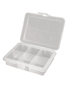 Organizador Plastico 6 Compartimentos 120 x 100 x 28 mm....