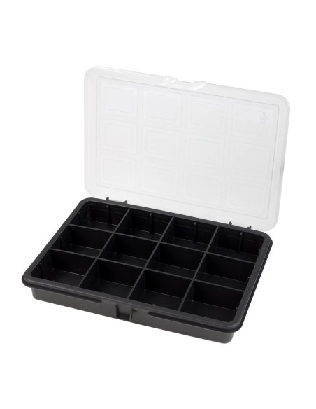 Organizador Plastico 12 Compartimentos 180x128x32 mm. Caja Almacenaje, Malentin Organizador, Organizador Plastico