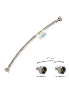 Latiguillo Flexible Acero Inoxidable Hembra 1/2 - Hembra...
