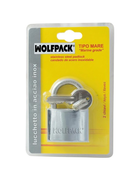 Candado Inoxidable Arco Normal  50mm.