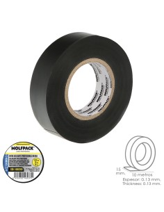 Cinta Aislante Profesional Negra Espesor 0.13 mm. Ancho...