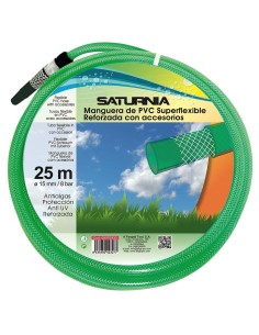 Manguera Latflex Reforzado 15 mm. -  5/8" Rollo 25 Metros...