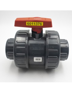 Valvula bola PVC-U H-H   75mm PN10 KRIPSOL Akros AK VEP75...