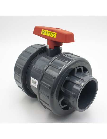 Valvula bola PVC-U H-H   75mm PN10 KRIPSOL Akros AK VEP75 (presion)