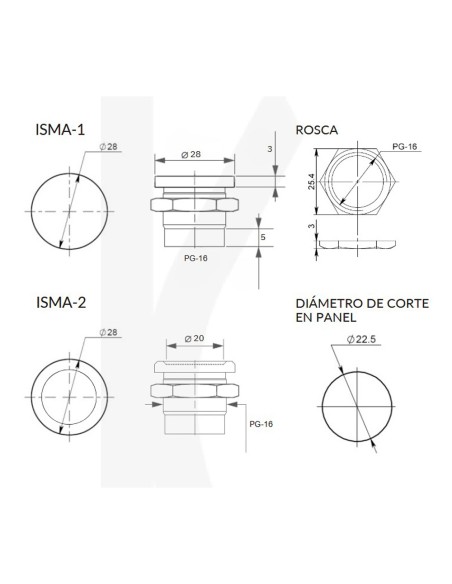 Pulsador tactil IRIS piezoelectrico ISMA aluminio ISMA-3ALU