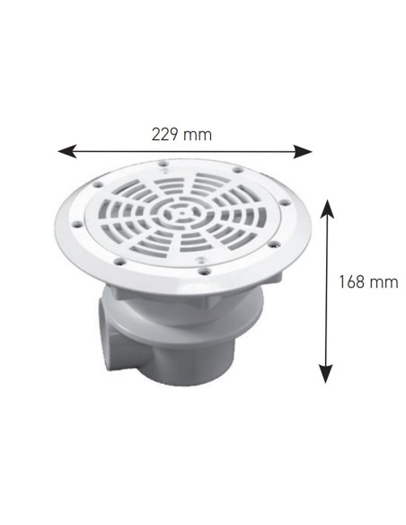 Sumidero piscina liner EMAUX circular mod EM2837 2" 91600514