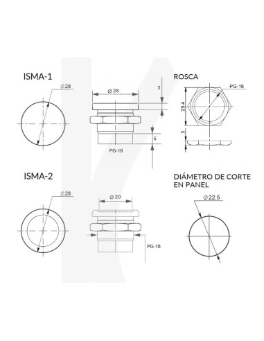 Pulsador tactil IRIS piezoelectrico ISMA inox...
