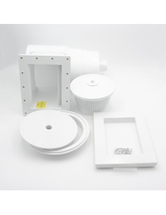 Skimmer piscina liner QP blanco mod. tapa circular 500186