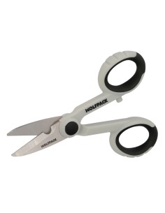 Tijeras electricista WOLFPAC 140mm mango TPR no tension...