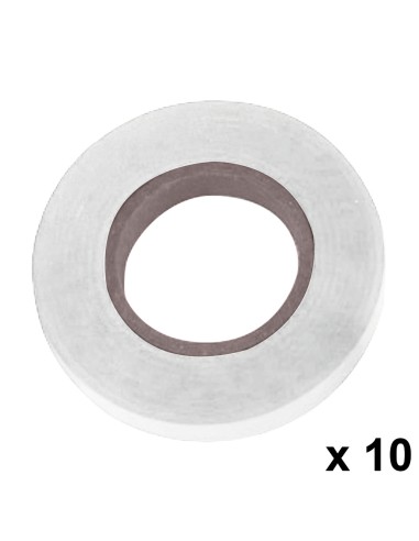 Cinta para atadora SATURNIA 11x0.15mm blanco rollos de 26mt (pack 10und) 08021105