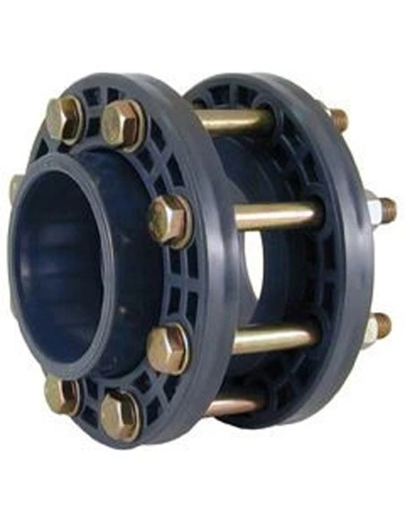 Kit montaje valvula mariposa PVC-U CEPEX    63mm 09119 (brida + portabridas + tornilleria)