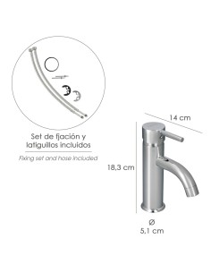 Grifo lavabo ORYX monomando Dresde 04042900 2