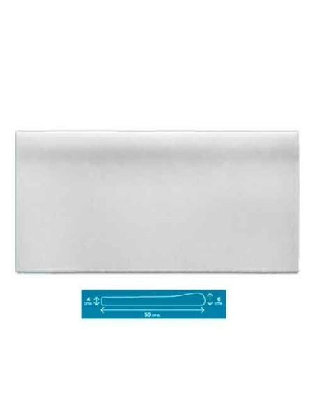 Piedra artificial 1000x500 mm crema (borde)