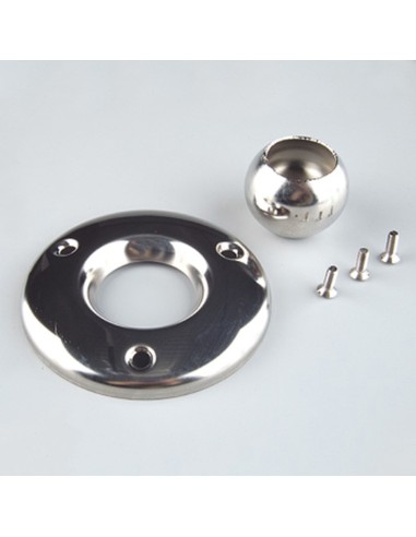 Bola boquilla impulsion piscina ASTRAL bola + embellecedor inox 4402044401