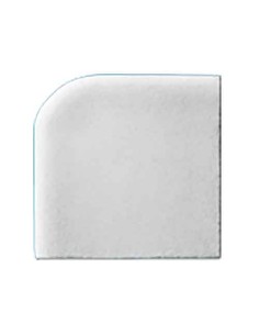 Piedra artificial escuadra C 500x500 mm blanca (borde)