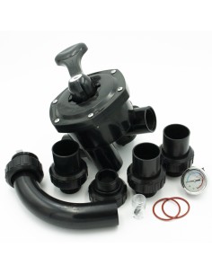 Valvula selectora filtro piscina SUPERPOOL lateral 1½"...