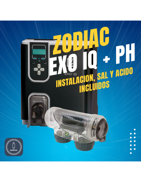 Pack electrolisis salina hasta   30m3 ZODIAC + INSTALACIÓN + Puesta en marcha