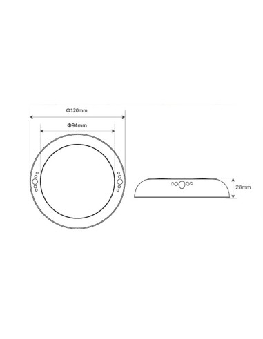 Foco piscina superficie HW proyector led mini...