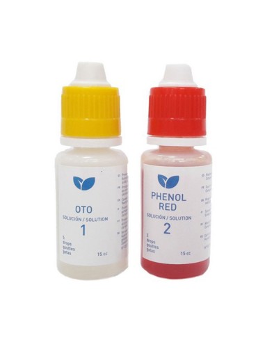 Reactivo analizador agua piscina AQUALLICE kit 2 botes PH + cloro 124424 (BSA)