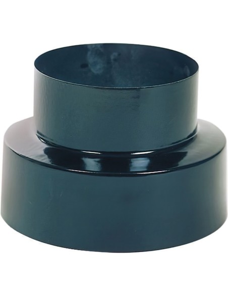 Ampliacion chimenea EXOJO Exoleña M-H 150-200 simple vitrificado negro AVE150200