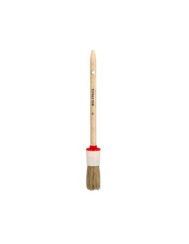 Brocha WOLFPACK brico redonda cerda blanca Nº 4 12012600