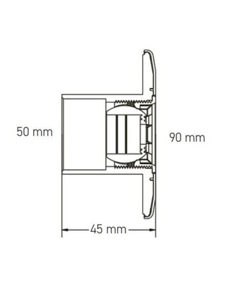 Boquilla impulsion piscina KRIPSOL D.50mm PN10 blanca BOF21C (060500205100)
