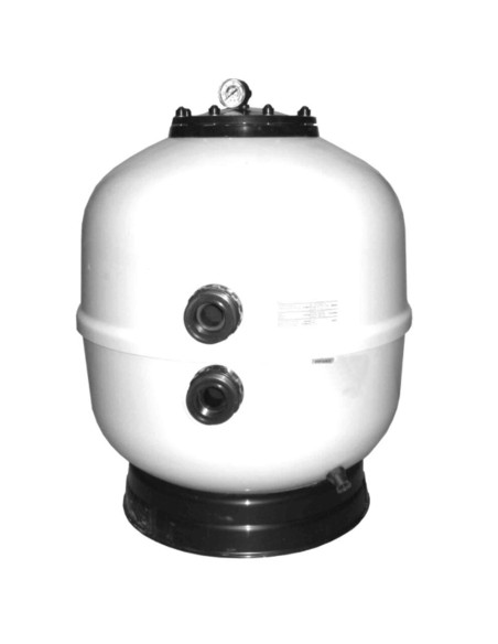 Filtro piscina ASTRAL T/C blanco 600mm 14m3/h c/valvula lateral (20612FP201+09758)